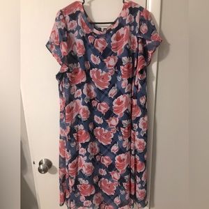 26W Floral Dress with Lining
